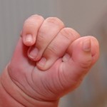 Mano de Bebé. Piel delicada.