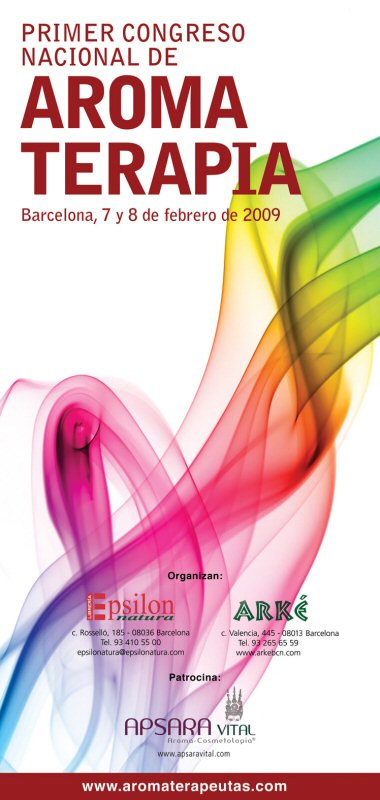 Poster del Congreso www.aromaterapeutas.com