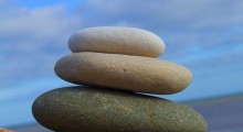 Las piedras en equilibrio.