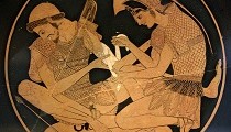 Aquiles venda el brazo de su amigo Patroclo. Gracias a la wikipeadia.org