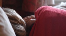 Mujer dormida.